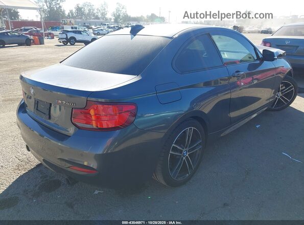 WBA2J5C5XJVB27773 2018 BMW M2 Серый Задняя правая четверть