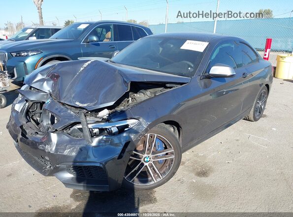 WBA2J5C5XJVB27773 2018 BMW M2 Серый Передняя левая четверть