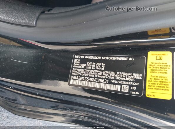 WBA2N1C54KVC28631 2019 BMW M2 Black Widok komory silnika