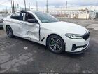 2022 Bmw 530 I White vin: WBA53BH04NCJ34686