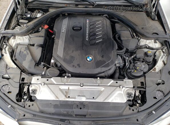 WBA5U7C07LFH55758 2020 BMW M3 White Սալոնի հետևի տեսք