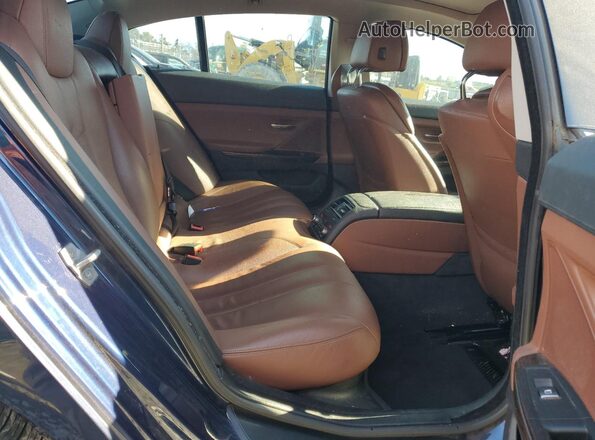 WBA6D0C58GG432436 2016 BMW OTHER Blue უკანა სავარძლების ხედი
