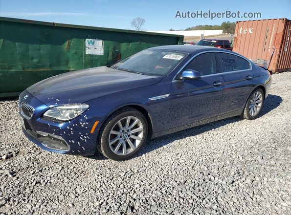 WBA6D0C58GG432436 2016 BMW OTHER Blue წინა მარცხენა ხედი სამი მეოთხედიდან
