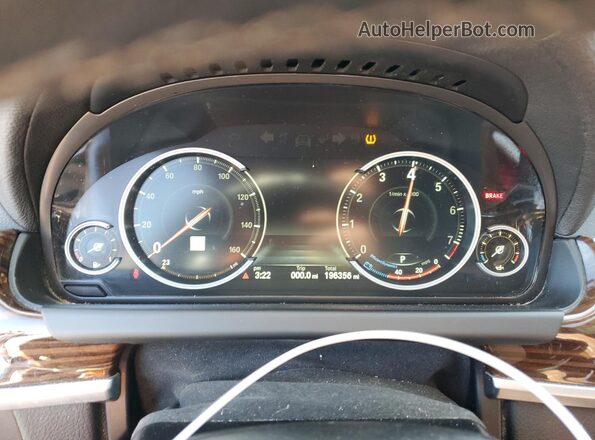 WBA6D0C58GG432436 2016 BMW OTHER Blue ხელსაწყოთა პანელის ხედი