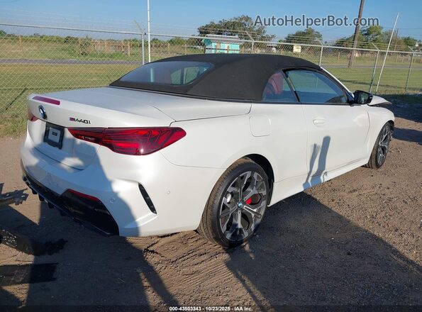 WBA73DB06SCU37896 2025 BMW M4 White Հետևի աջ
