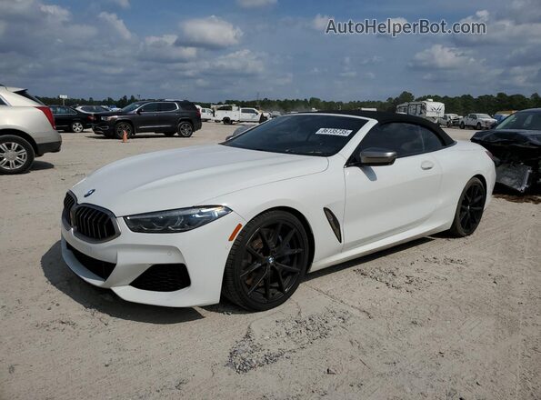 WBAFY4C06LCD38303 2020 BMW M8 Белый Передняя левая четверть