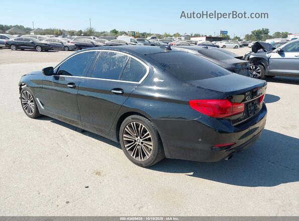 WBAJA9C55JB032734 2018 BMW 5 SERIES Черный Задняя левая четверть