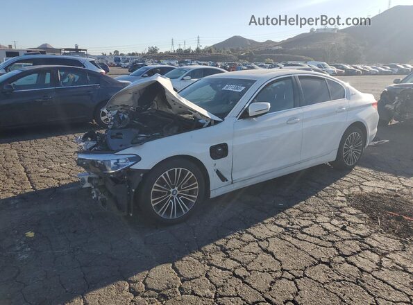 WBAJA9C55KB388568 2019 BMW 5 SERIES Белый Передняя левая четверть