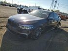 2018 Bmw M550xi Black vin: WBAJB9C57JG463818