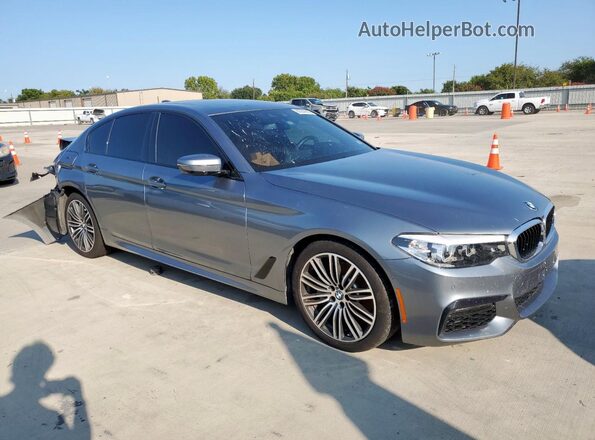 WBAJR7C02LCD55236 2020 BMW 5 SERIES Серый Передняя правая четверть