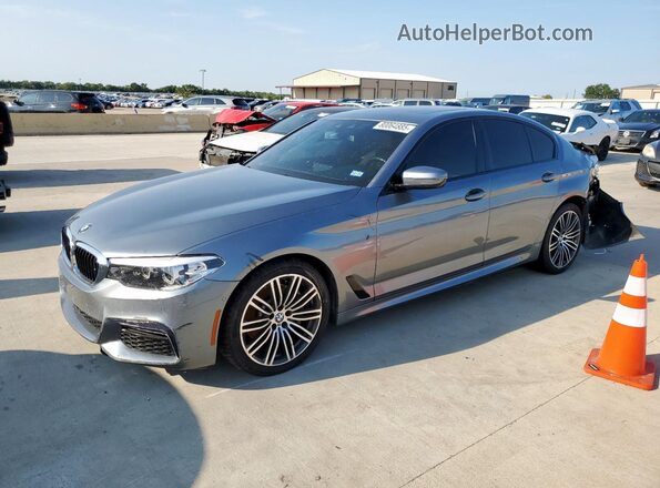 WBAJR7C02LCD55236 2020 BMW 5 SERIES Серый Передняя левая четверть