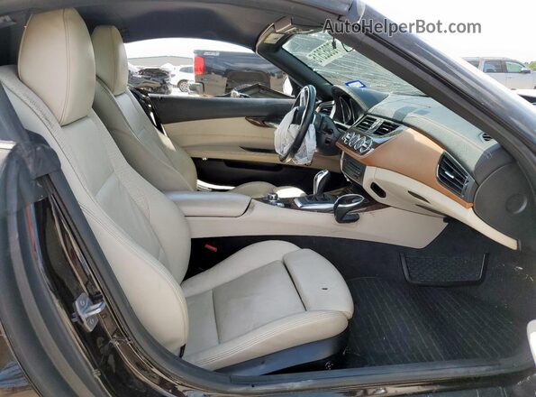 WBALL5C5XG5A20164 2016 BMW Z4 Brown Widok wnętrza z przodu