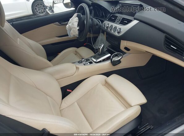 WBALM7C50GJ799314 2016 BMW Z4 White Widok wnętrza z przodu