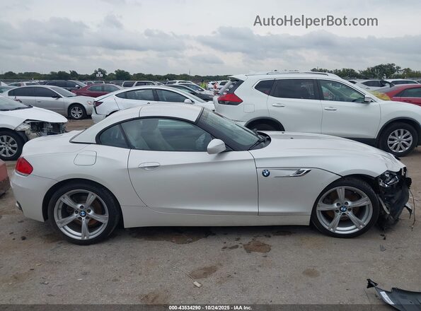 WBALM7C50GJ799314 2016 BMW Z4 White Widok wnętrza z tyłu