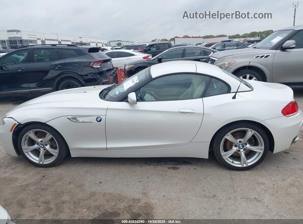 WBALM7C50GJ799314 2016 BMW Z4 White Widok wnętrza 360 stopni