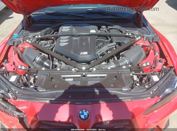 WBS23HK09SCU43494 2025 BMW M4 Красный Вид сзади