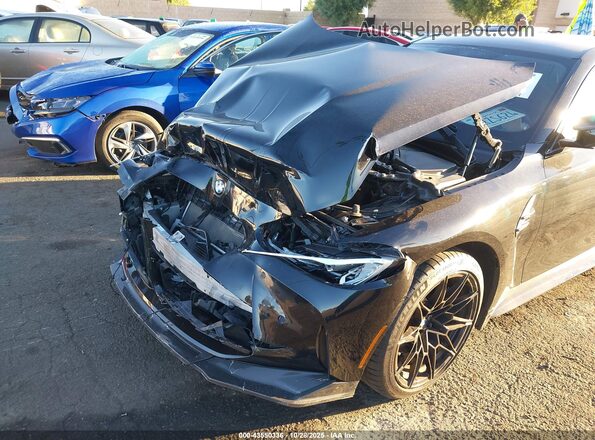 WBS33AY07NFM19278 2022 BMW M3 Черный Вид спереди