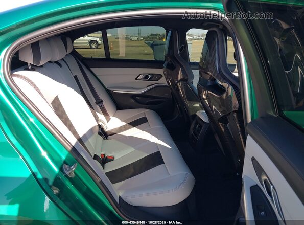 WBS33AY09MFL23781 2021 BMW M3 Зеленый Вид наклейки с VIN-кодом