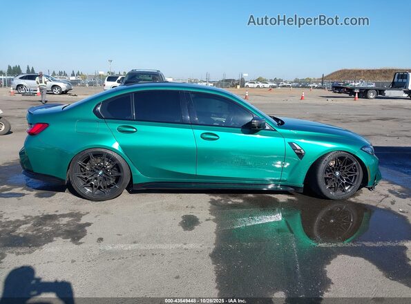 WBS33AY09MFL23781 2021 BMW M3 Зеленый Вид задней части салона
