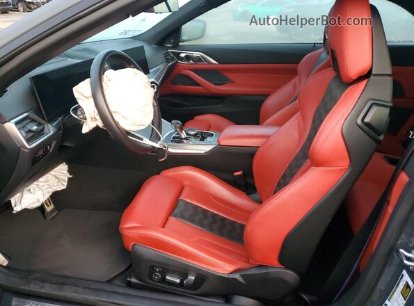 WBS33BA02RCN61187 2024 BMW M4 Серый Вид салона спереди
