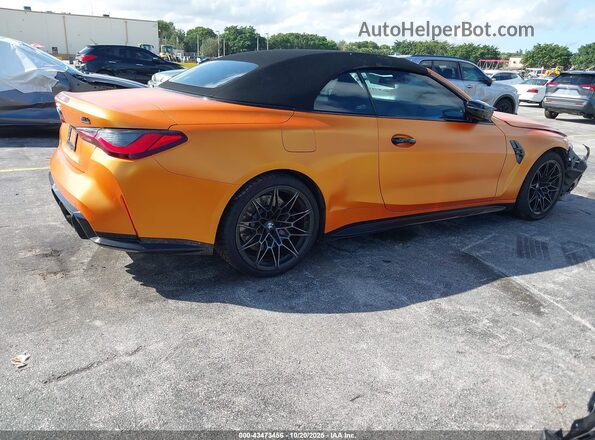 WBS33BA09RCR85529 2024 BMW M4 Оранжевый Задняя правая четверть