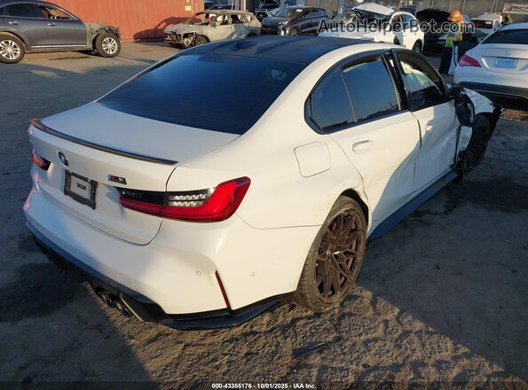 WBS33HJ01SFT93064 2025 BMW M3 Белый Задняя правая четверть