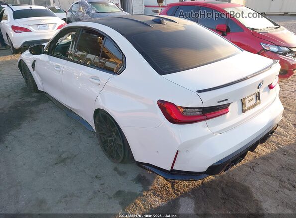WBS33HJ01SFT93064 2025 BMW M3 Белый Задняя левая четверть