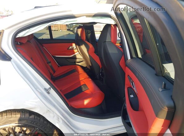 WBS33HJ01SFT93064 2025 BMW M3 Белый Вид наклейки с VIN-кодом