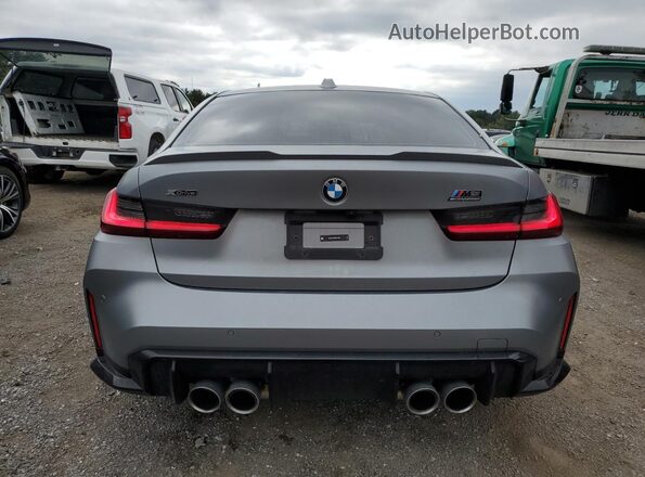 WBS33HJ0XSFU18401 2025 BMW M3 Серый Вид сзади