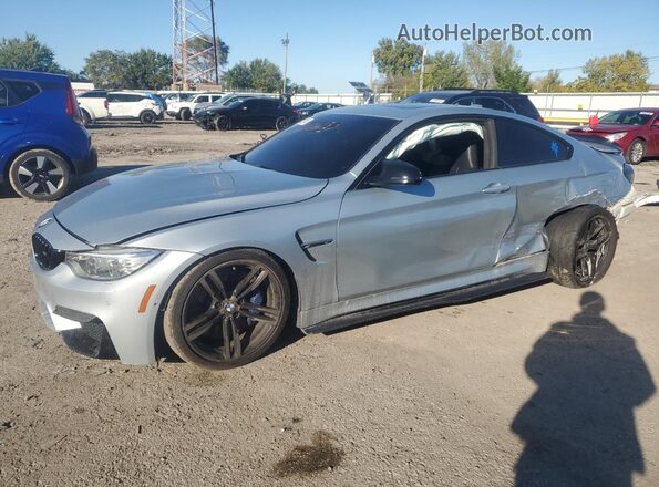 WBS3R9C5XGK338642 2016 BMW M4 Silver Przód lewy