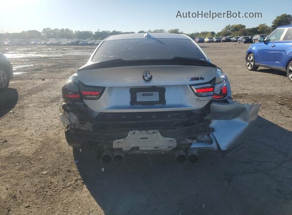 WBS3R9C5XGK338642 2016 BMW M4 Silver Widok z tyłu