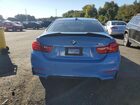 2016 Bmw M4 Синий vin: WBS3R9C5XGK708410
