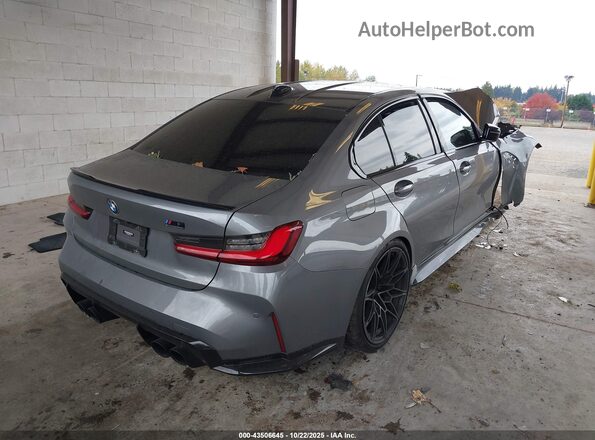 WBS43AY00NFM00110 2022 BMW M3 Серый Задняя правая четверть