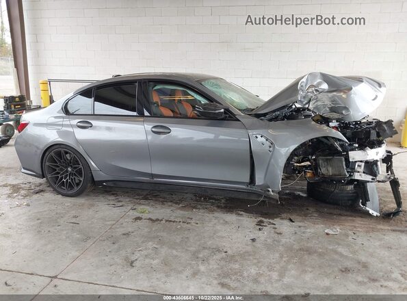 WBS43AY00NFM00110 2022 BMW M3 Серый Вид задней части салона
