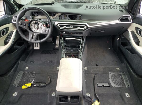 WBS43AY05RFS57354 2024 BMW M3 Серый Вид панели приборов