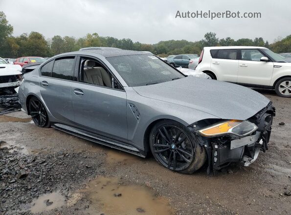 WBS43AY05RFS57354 2024 BMW M3 Серый Передняя правая четверть