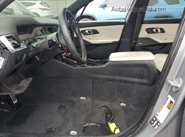 WBS43AY05RFS57354 2024 BMW M3 Серый Вид салона спереди