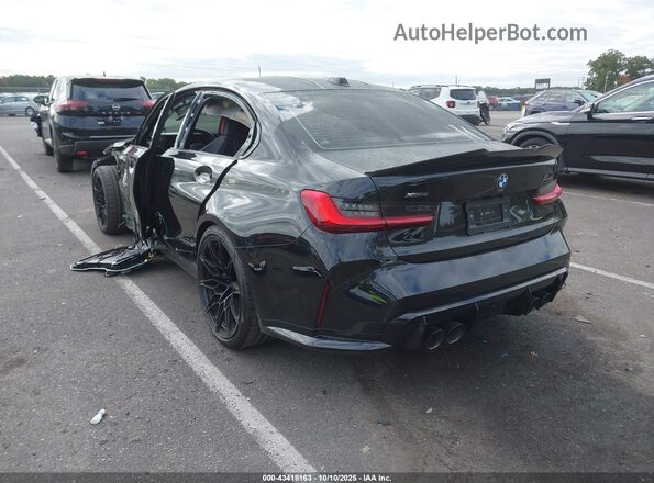 WBS43AY06PFR25899 2023 BMW M3 Черный Задняя левая четверть
