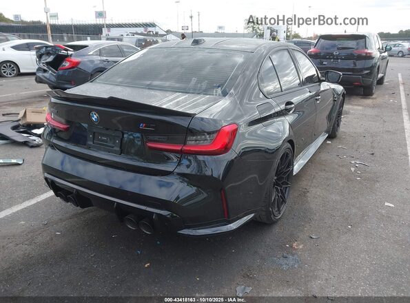 WBS43AY06PFR25899 2023 BMW M3 Черный Задняя правая четверть