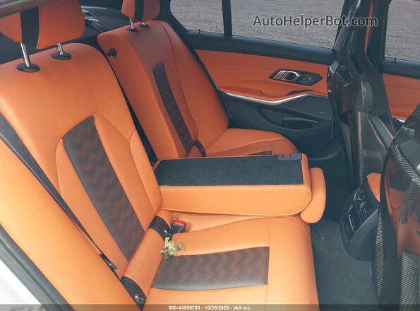 WBS43AY08PFR38217 2023 BMW M3 Бирюзовый Вид наклейки с VIN-кодом