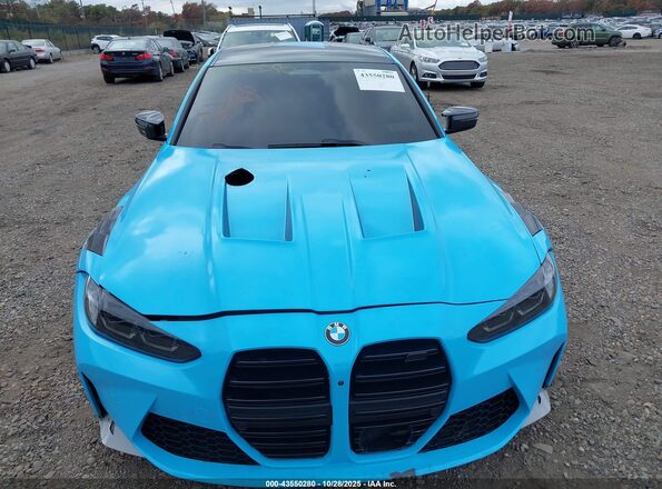 WBS43AY08PFR38217 2023 BMW M3 Бирюзовый Вид щитка приборов