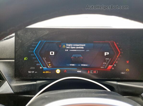 WBS43AZ01RCR01576 2024 BMW M4 Черный Вид щитка приборов