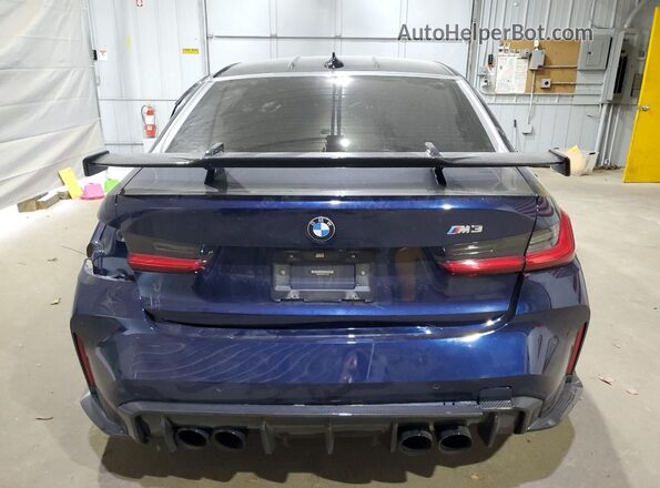 WBS53AY05MFL24600 2021 BMW M3 Синий Вид сзади