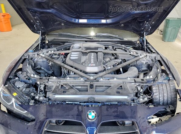 WBS53AY05MFL24600 2021 BMW M3 Синий Вид задней части салона