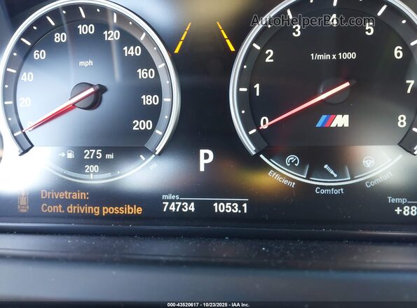 WBS6J9C56GD934694 2016 BMW M6 Белый Вид задних сидений