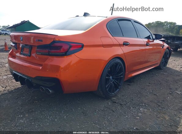 WBS83CH05MCF71418 2021 BMW M5 Orange Tył prawy