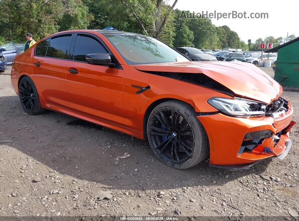 WBS83CH05MCF71418 2021 BMW M5 Orange Przód prawy