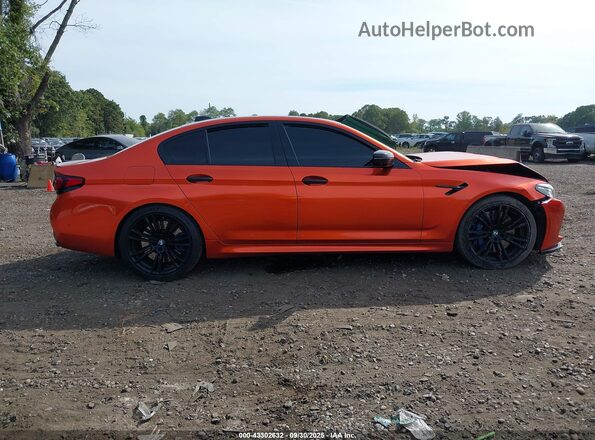 WBS83CH05MCF71418 2021 BMW M5 Orange Widok zestawu wskaźników