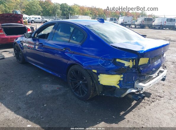 WBS83CH08MCF69064 2021 BMW M5 Синий Задняя левая четверть