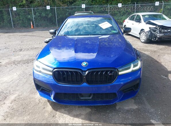 WBS83CH08MCF69064 2021 BMW M5 Синий Вид щитка приборов